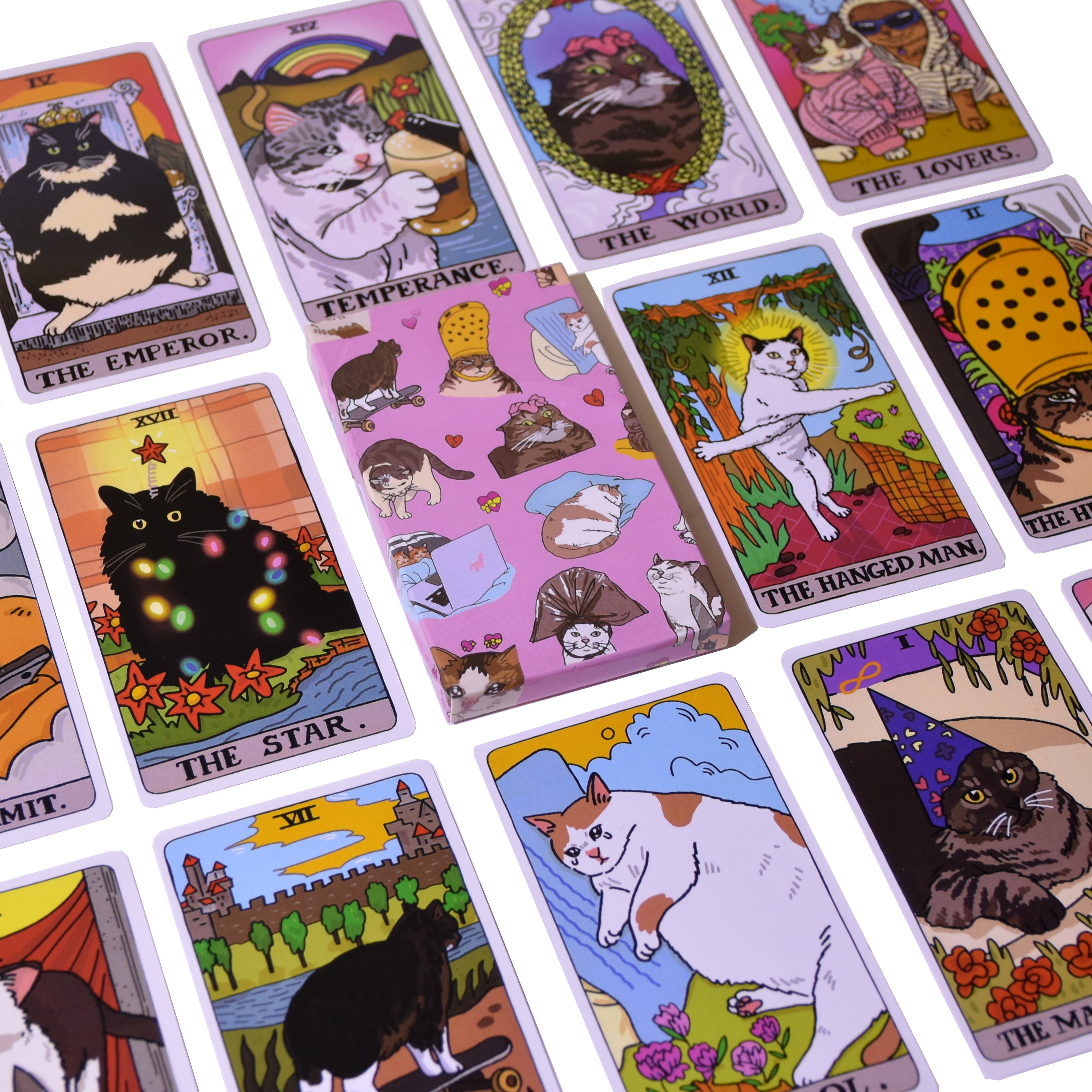 Meme cats tarot 